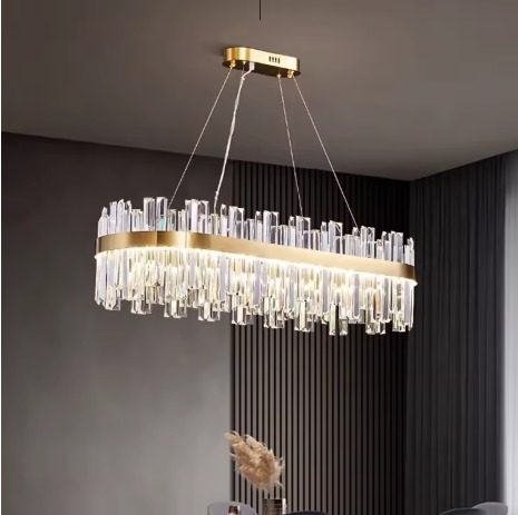 Light Luxury Crystal Showroom Living Room Scandinavian Gold Bedroom ...