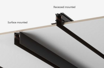 3M Recessed Magnetic Track Rail - Tungsten Electricals