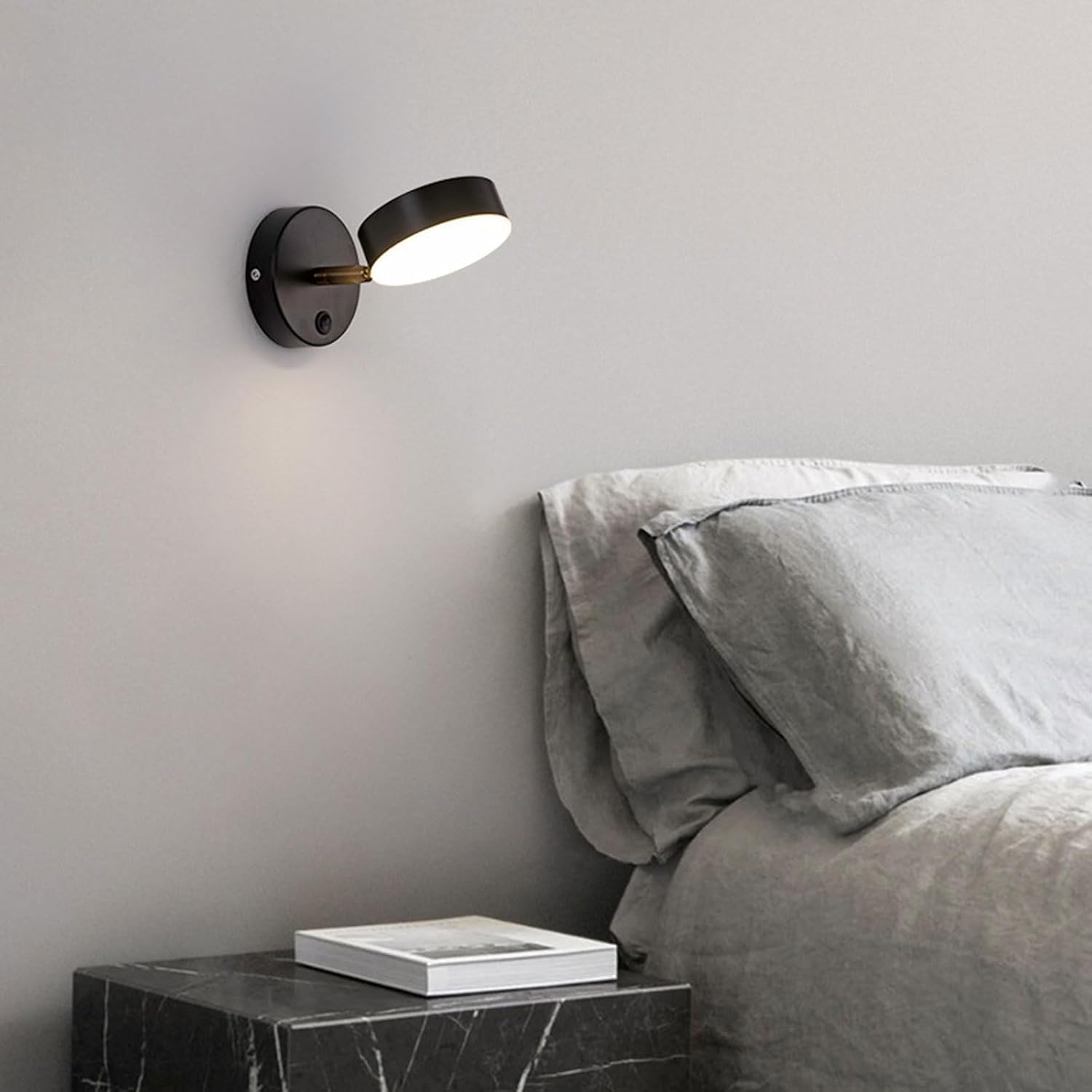 Minimalist Black Wall Sconce Lamp | On * Off switch - Tungsten Electricals